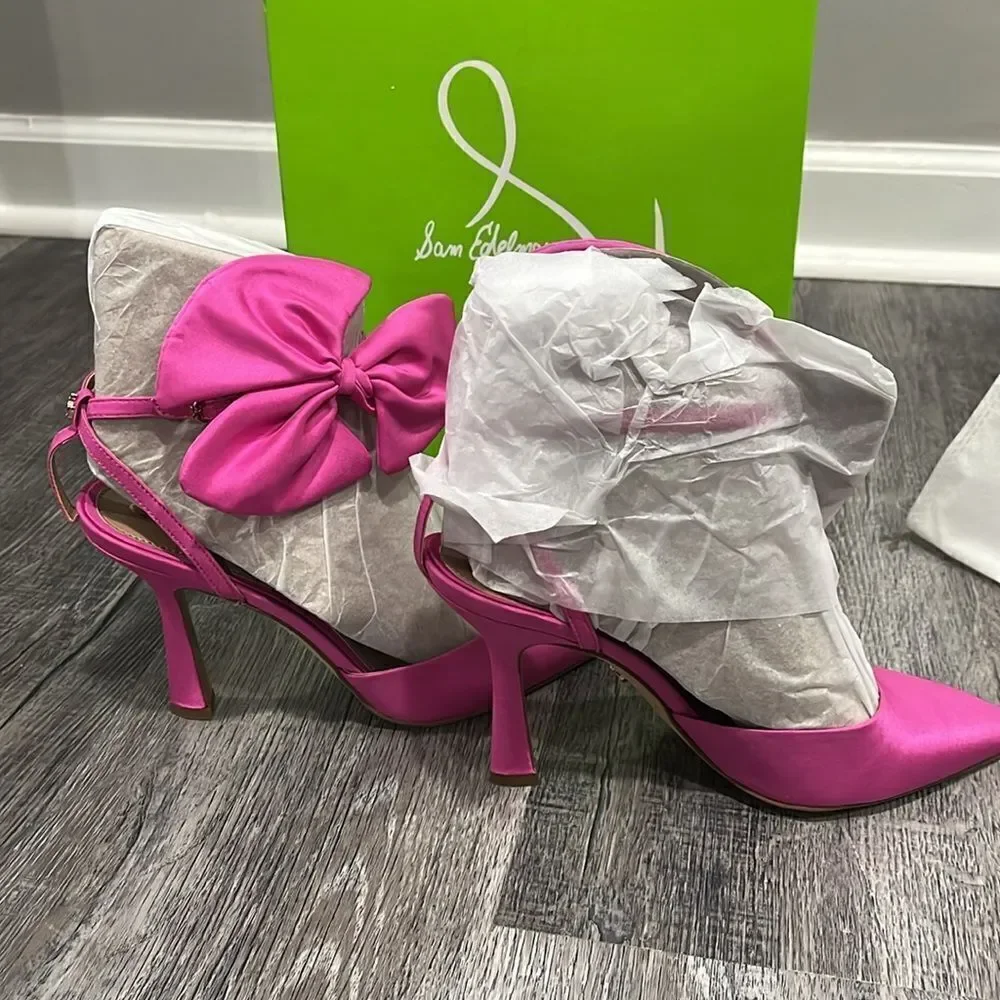 Free People x Sam Edelman NIB Halie Dahlia Satin heel - 7